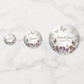 ウェディングカラフルパーティーガーデン花蝶 コンフェッティ (裏面)