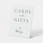 ウェディングカードとギフトテーブル台座看板B613 台座サイン (正面)