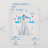 ウェディングカード (正面/裏面)