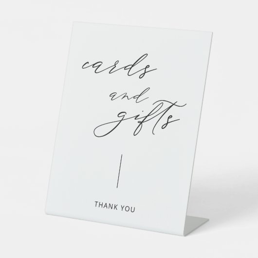 ウェディングカーモダンドとギフトのスクリプト 台座サイン (正面)