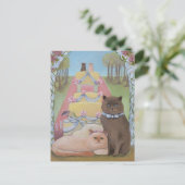 ウェディングキャッツ ポストカード (スタンド正面)