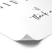 ウェディングギフトテーブルサインカードテーブルポスターB613 ポスター (角)