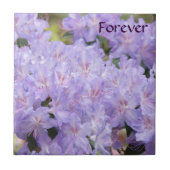 ウェディングギフトラベンダーフローラタイルアートブライダル タイル (正面)