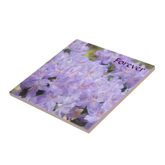ウェディングギフトラベンダーフローラタイルアートブライダル タイル (側面)