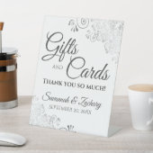 ウェディングギフト&カーレースのようドシルバーグレイ 台座サイン (インサイチュ)