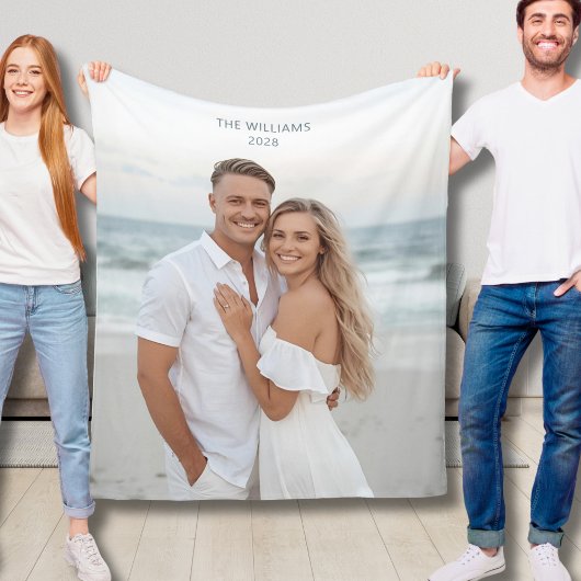 ウェディングギフト フリースブランケット オーダーメイド 新婚夫婦