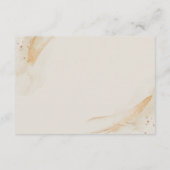 ウェディングクリーム エメラルドグリーン ローズ フラワーの詳細 エンクロージャーカード (裏面)