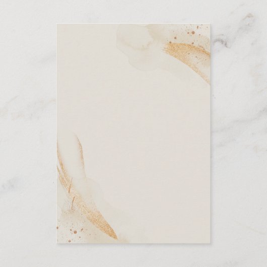 ウェディングクリーム エメラルドグリーン ローズ フラワーの詳細 エンクロージャーカード (裏面)