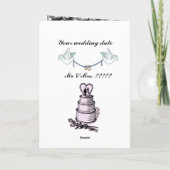 ウェディングクルーズのお礼カード サンキューカード (裏面)