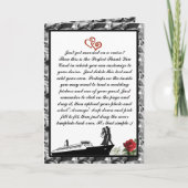 ウェディングクルーズの感謝カード サンキューカード (正面)