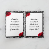 ウェディングクルーズの感謝カード サンキューカード (内部)