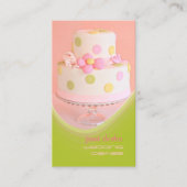 ウェディングケーキのパン職人 名刺 (正面)