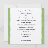 ウェディングケーキ万歳! 面白い結婚発表 セーブザデート (裏面)