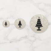 ウェディングケーキ コンフェッティ (正面)