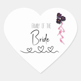 ウェディングゲスト識別子 ハートシール