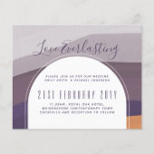 ウェディングコンテンポラリーパーティー招待状予算 (正面)