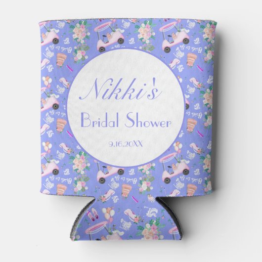  ウェディングゴルフ ウェディングシャワー 缶クーラー (正面)