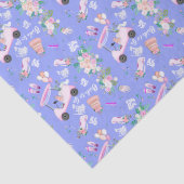 ウェディングゴルフ ブライダルシャワー シームレスパターン 薄葉紙 (詳細)