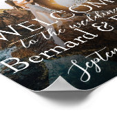 ウェディングサイン写真: あなただけの完璧なウェディングをカスタマイズ ポスター (角)