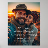 ウェディングサイン写真: あなただけの完璧なウェディングをカスタマイズ ポスター (正面)