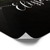 ウェディングサイン写真: あなただけの完璧なウェディングをカスタマイズ ポスター (角)