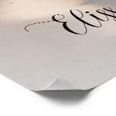 ウェディングサイン写真: あなただけの完璧なウェディングをカスタマイズ ポスター (角)