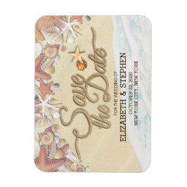 ウェディングサマーサンディビーチヒトデ マグネット