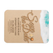 ウェディングサマーサンディビーチヒトデ マグネット (横)