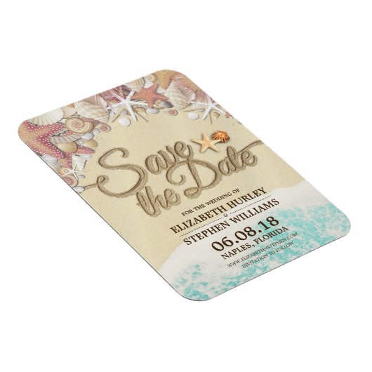 ウェディングサマーサンディビーチヒトデ マグネット (右側)