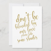 ウェディングサングラスプレゼント お手頃価格 看板 (正面)