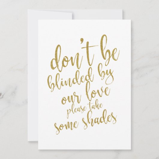 ウェディングサングラスプレゼント お手頃 看板 (正面)