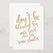 ウェディングサングラスプレゼント お手頃 看板 (正面/裏面)