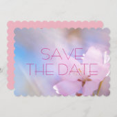 ウェディングザデイトさくらんぼ花 セーブザデート (正面/裏面)