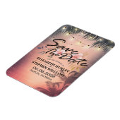 ウェディングザデイトサマービーチパームツリーライト マグネット (左側)