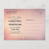 ウェディングザデイトサマービーチパームツリーライト 案内ポストカード (裏面)