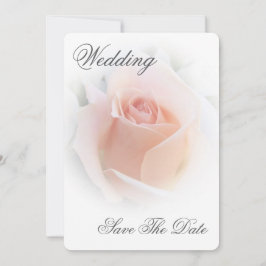 ウェディングザデイトピーチピンクローズブド セーブザデート