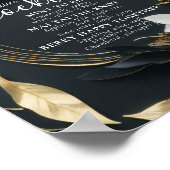 ウェディングシグネチャーカクテル ドリンクメニュー ポスター (角)