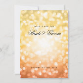 ウェディングシャワーが秋を願う/秋グリッター灯 招待状 (裏面)