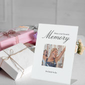  ウェディングシャワーでの思い出の写真をシェア 台座サイン