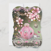 ウェディングシャワーとランチョンの招待状 招待状 (裏面)