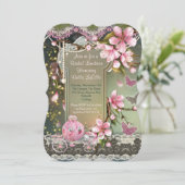 ウェディングシャワーとランチョンの招待状 招待状 (スタンド正面)