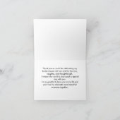 ウェディングシャワーのお礼 サンキューカード (内部)