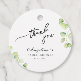 ウェディングシャワーのためのギフトタグ フェイバータグ