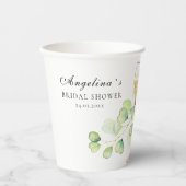 ウェディングシャワーのための紙コップ 紙コップ (正面)
