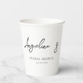 ウェディングシャワーのための紙コップ 紙コップ (裏面)