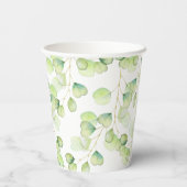 ウェディングシャワーのための紙コップ 紙コップ (裏面)