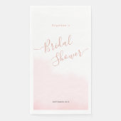 ウェディングシャワーのための紙ナプキン (正面)