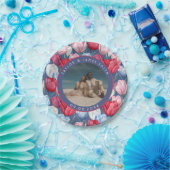 ウェディングシャワーのための美しいチューリッププレート ペーパープレート (パーティー)