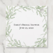 ウェディングシャワーのギフトタグ　愛を育てて フェイバータグ (裏面)