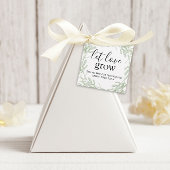 ウェディングシャワーのギフトタグ 愛を育もう フェイバータグ